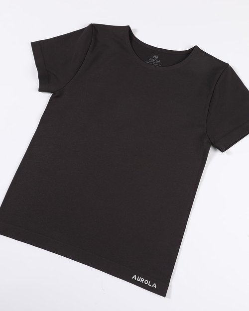 AUROLA Women's Seamless Fitted Short Sleeve T-Shirt - Perfect for Gym Workouts & Athletic Activities