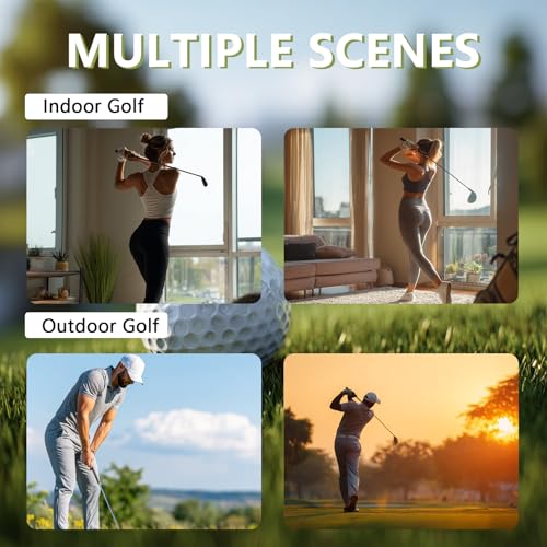 2-Pack Golf Grip Trainer Set with Wrist Support Arm Strap | Training Aids for Consistent Swing