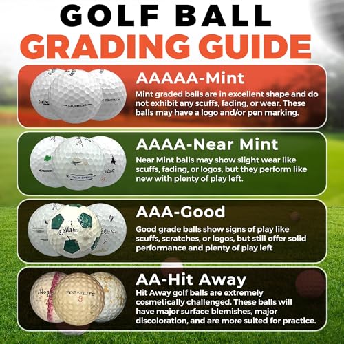 White 50-Pack Recycled Golf Balls for Titleist ProV1 & Pro V1X - Near Mint