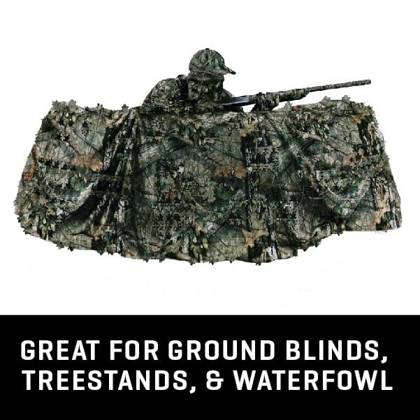 Vanish 3D Leafy Omnitex Blind Making Material by Allen, 12-feet x 56-inches, Mossy Oak Break-Up Country