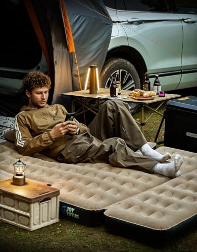 Truck Bed Air Mattress with Removable Extension for Compact Regular Beds