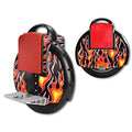 MightySkins Skin Compatible with Airwheel X3 Self Balancing one Wheel Electric Unicycle Scooter wrap Cover Sticker Hot Flames