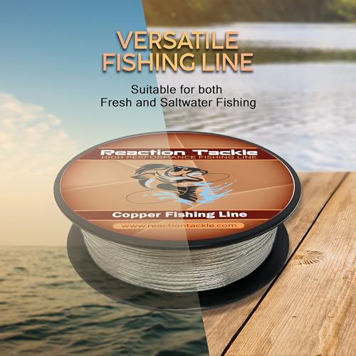 45LB Copper Fishing Line Trolling Wire - 600ft Corrosion-Resistant, Thin & Smooth