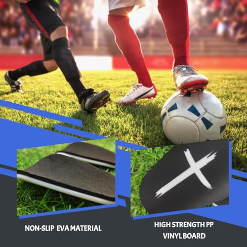 Mini Soccer Shin Guards for Kids Age 4-6 Small White Black Protective Gear