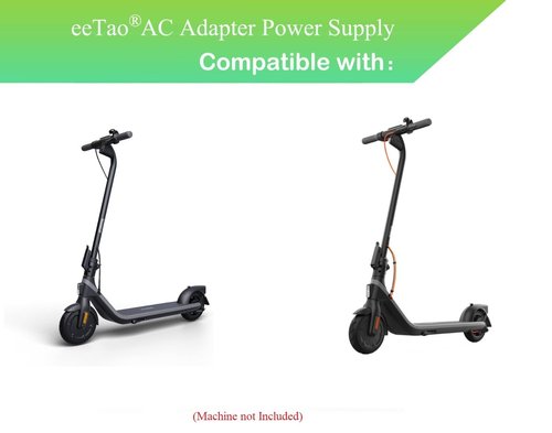 eeTao AC/DC Adapter Charger Compatible with Segway Ninebot KickScooter Model E2 E2 Plus 051401U 051402U 21.6V 10.2Ah 220Wh Li-ion Battery Pack 250W 300W E-Scooter Model NBW25D201D5N-US NBW25020105N-US