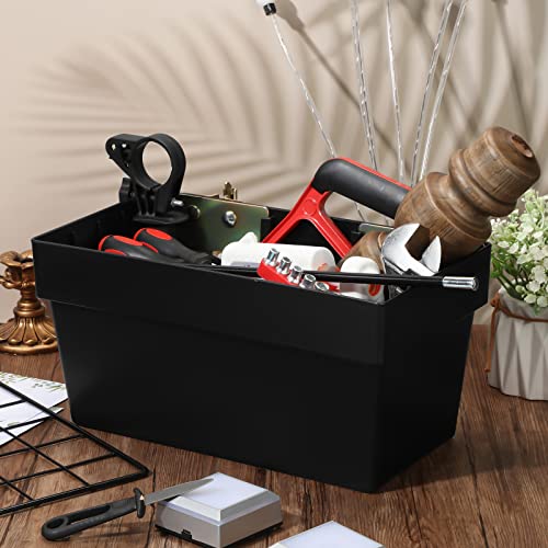 BBTO 4-Piece Heavy Duty E-Track Storage Bins for Trailer Garage Workshop Tool Organizer