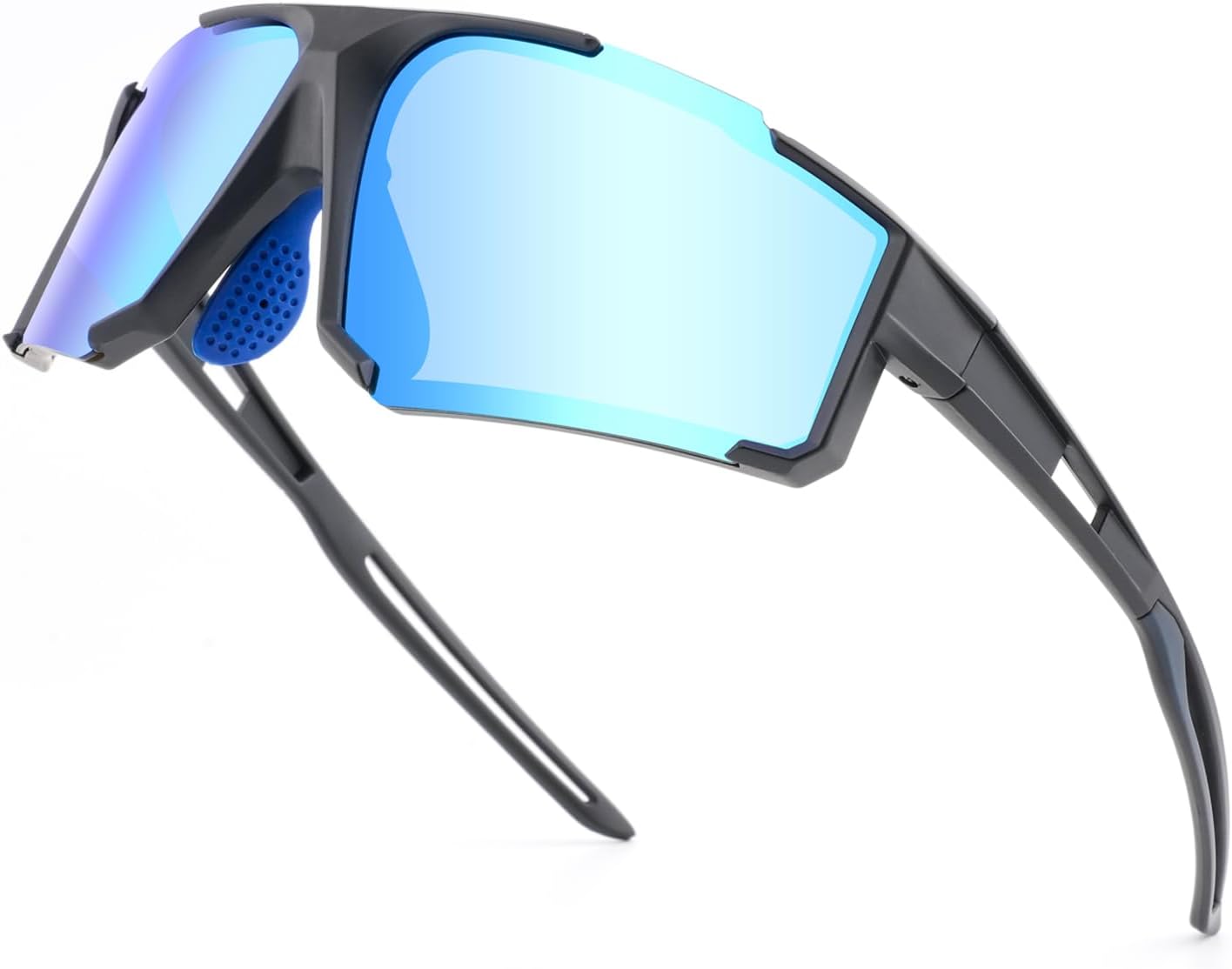 Solsun Polarized Sunglasses - UV Protection Sport Wrap-Around Design for Men & Women | Ideal for Fishing & Cycling