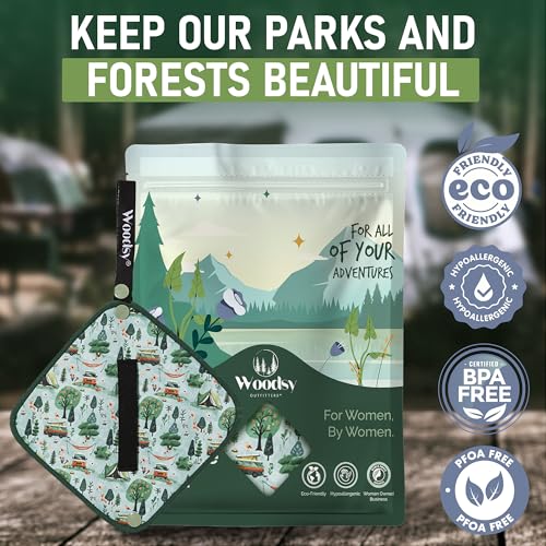 Reusable Silver-Infused Pee Cloth for Women - Eco-Friendly, Hygienic Travel & Camping Wipe