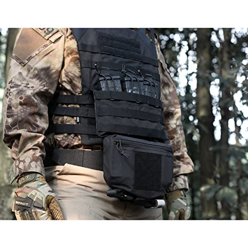WYNEX Tactical Drop Dangler Pouch for Plate Carriers - Black