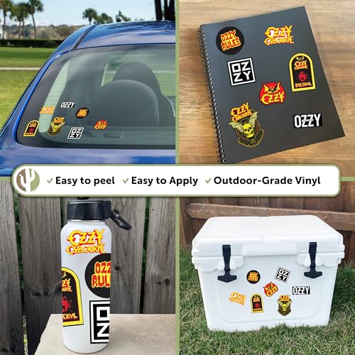 Ozzy Osbourne Desert Cactus Vinyl Sticker Decal for Laptops & Water Bottles