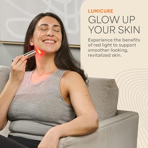 Red Light Therapy Wand - Silver Handheld Infrared Light Torch for Muscles & Joints