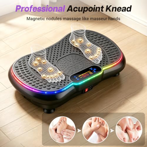 Large Vibration Plate Exercise Machine for Full-Body Workout - Bigger