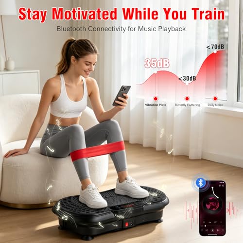 Vibration Plate for Lymphatic Drainage & Weight Loss - Adjustable Speeds