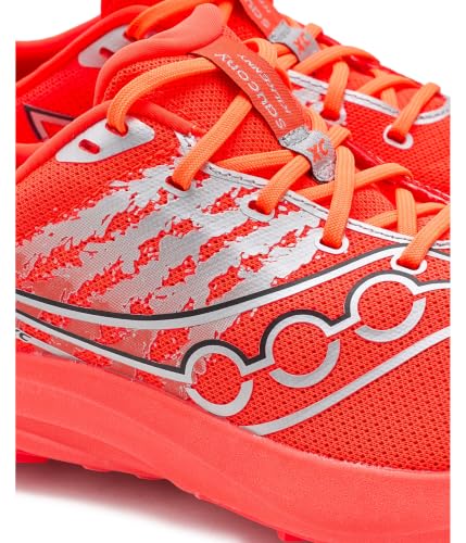 Saucony Kilkenny XC 10 Spike Unisex Adult, Size 10.5 Vizired/Silv - Lightweight Cross Country Shoes