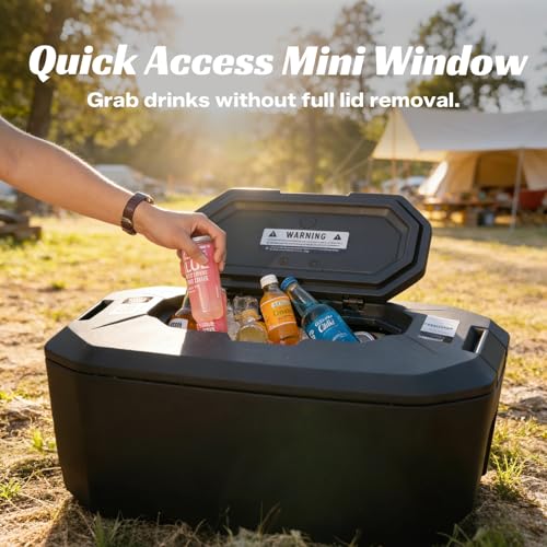 48QT Tesla Model Y Front Trunk Cooler with 2 Ice Blocks | Custom Fit & Insulated