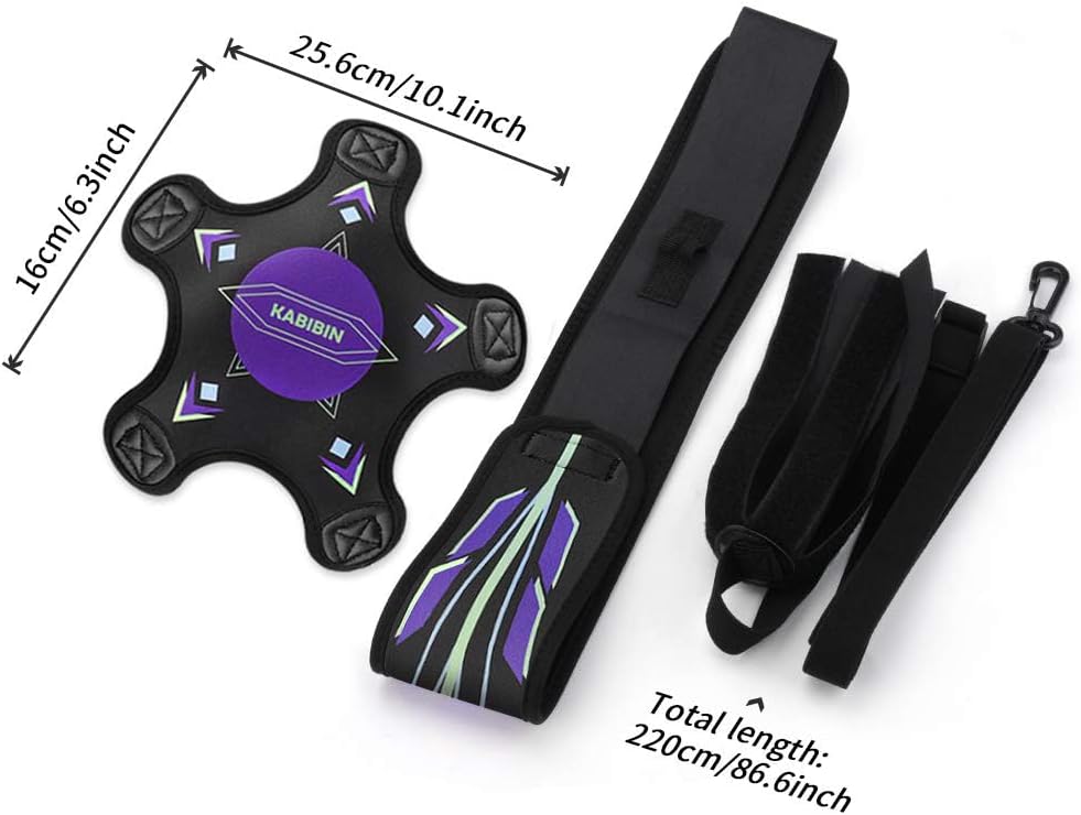 Soccer Ball/Volleyball Training Equipment, Solo Soccer Kick Trainer for Kids Adults, Soccer Practice Aid Bungee Waist Belt