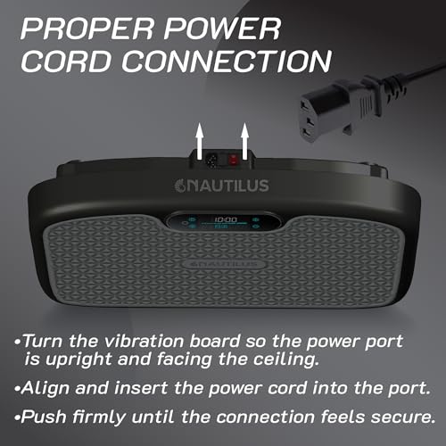 Vibration Plate Exercise Machine for Full Body Workout - Black