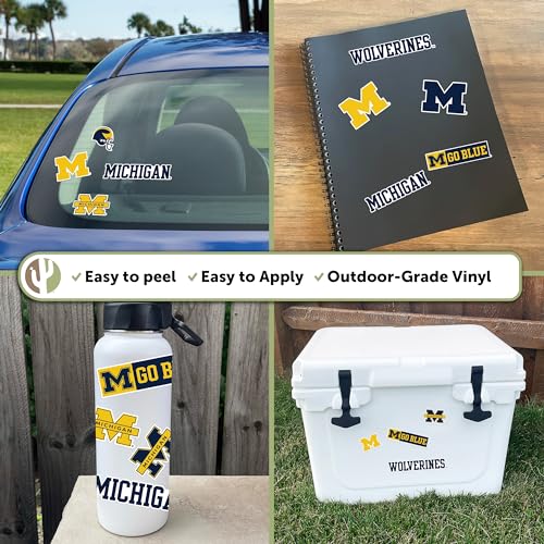 Michigan Wolverines Sticker Decal - Premium Vinyl for Laptops, Water Bottles & More