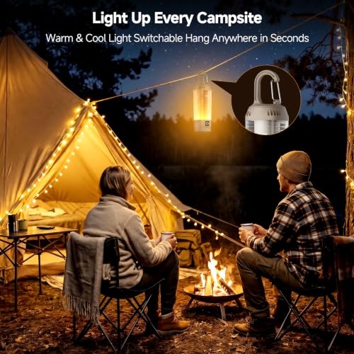 Rechargeable LED Camping Lantern with 4 Light Modes & Long Battery Life