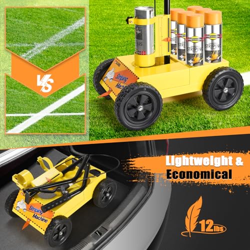 CAROD Parking Lot Line Striper Machine - Adjustable Width, Lightweight & Easy to Use