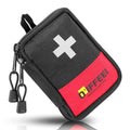 Mini First Aid Kit Bag Compact Portable Emergency Medical Organizer - Black