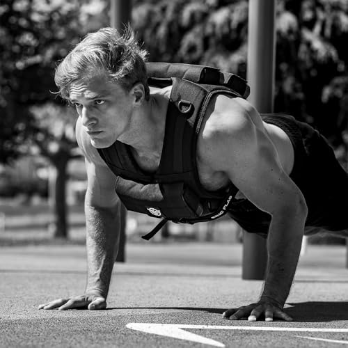 Eric Flag 40 lb Adjustable Weighted Vest for Men & Women - Heavy-Duty Fitness Gear