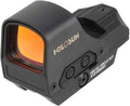 HOLOSUN 510C Open Reflex Sight - Multi-Reticle 2 MOA Dot & 65 MOA Circle, Solar FailSafe, Red/Green