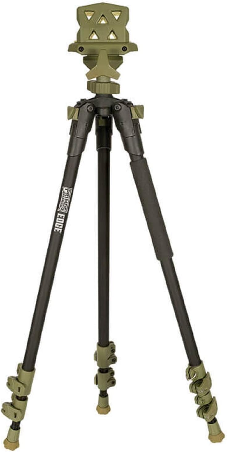 Primos Hunting Edge Aluminum Tripod Shooting Stick - Lightweight, Adjustable Support with 360° Panning