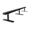 KUAFU 6ft Long Flat Bar Skate Rail, Portable Skateboard Ramp Grind Rail, Detachable Skatepark Grind Rail, for BMX, Scooters, Snowboard and Roller Skating - Adjustable Height