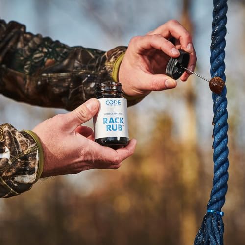 Code Blue Rope-A-Dope Pet Scent Rope 1 Pack Weather-Resistant Rope with Rack Rub Gel