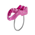 Ocun HABU Belaying and Rappelling Device | ATC V-Grooved Belay and Rappel Device for Rock Climbing | Assisted Braking Rappelling Descender, Pink