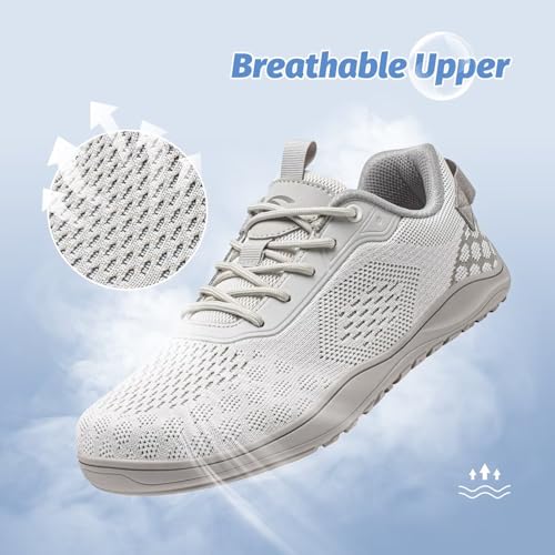 Unisex Wide-Last Minimalist Barefoot Trail Running Shoes - Sandy Variation