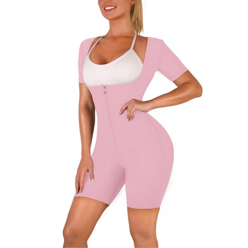 CEIUEO Sauna Suit for Women Sweat Jumpsuit Waist Trainer 3 IN 1 Full Body Shaper for Belly Fat Workout Sweat Suit