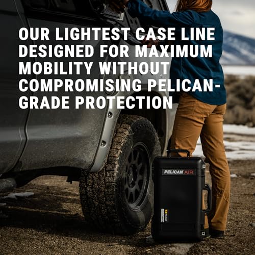 Pelican 1626 Air Waterproof Equipment Case No Foam Black - Heavy-Duty Protectio