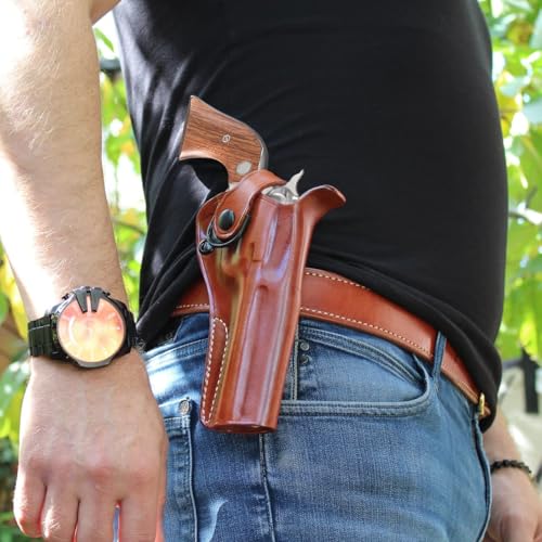 MASC OWB Leather Revolver Holster for Uberti 1873 .45 4-3/4 inch - Right Hand