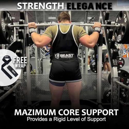 Brown Medium Lever Weight Lifting Belt for Powerlifting Support - Beast Power Gear