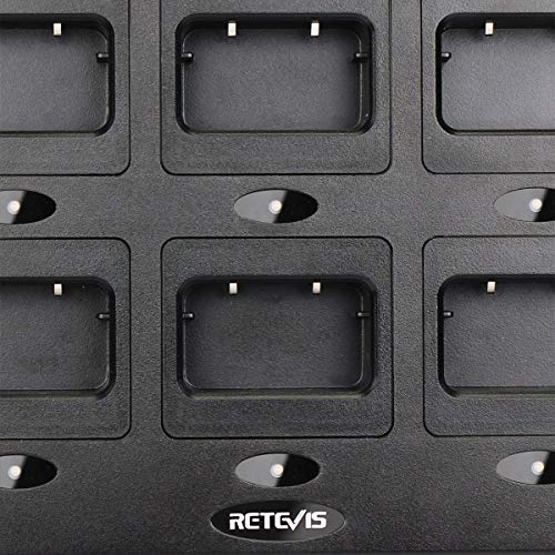 Retevis RT21/H-777S Six-Way Radio Charger - Multi-Unit Rapid Gang Charging Station