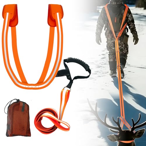 Adjustable Deer Drag Strap and Harness 500lbs Load Capacity