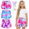 Girls Dolphin Shorts Childrens Athletic Summer Sports Shorts - 3 Pack 12-14 Years