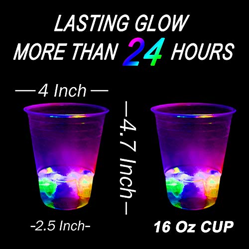 Glow-in-The-Dark Beer Pong Game Set for Indoor Outdoor Parties