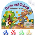 Religious Dart Board Game for Kids with Bible Theme and Sticky Balls