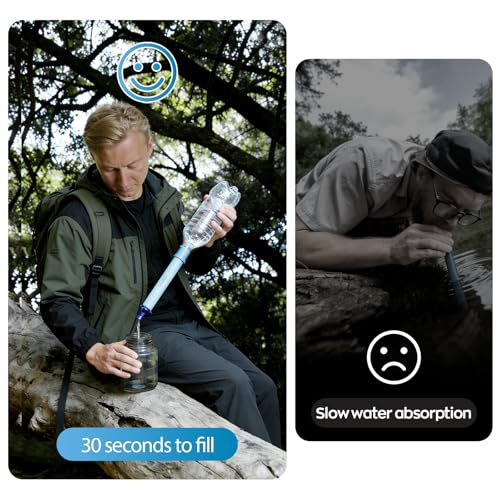 Water Filter Coupling for LifeStraw - 6 Pack, Easy Drinking & Sharing