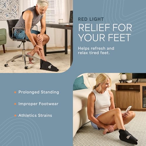 Lifepro Red Light Therapy Wrap for Feet & Ankles | Cordless Near-Infrared Device