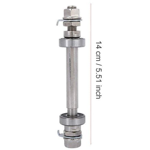 GOWENIC Hub Axle, High Strength Front and Rear Axle Quick Release Hub,for Most Bikes with Matched Length Axle +6000 Bearing ((Front) axle +6000 Bearing)