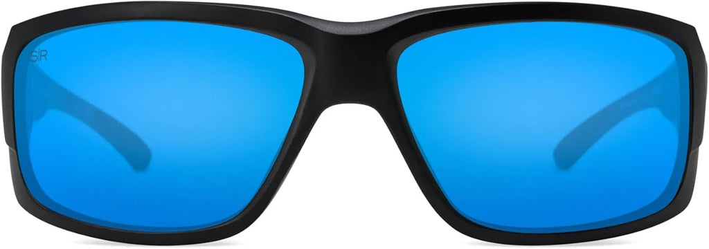 Shady Rays Capitan Sunglasses - Polarized Lenses with Rubber Accents for Ultimate Comfort