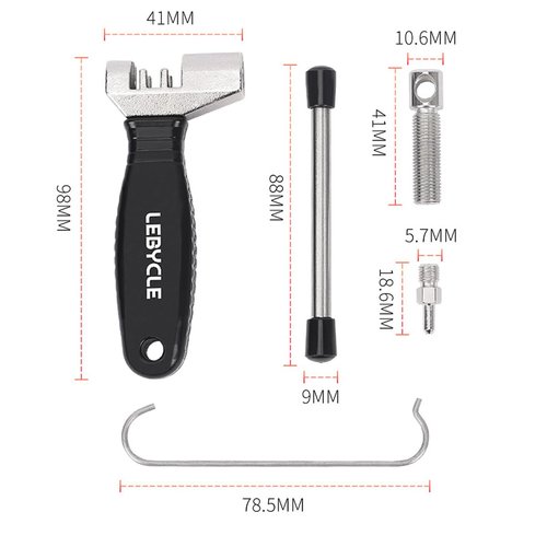 HOUSON Bicycle Chain Tool (1-12 Speed) | Solid Steel Forged Construction | with Interchangeable Pin | for MTB/Road Bike/E-Bike