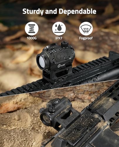 CVLIFE JackalHowl 2MOA Green Dot Red/Green Sight - Motion Awake, Waterproof