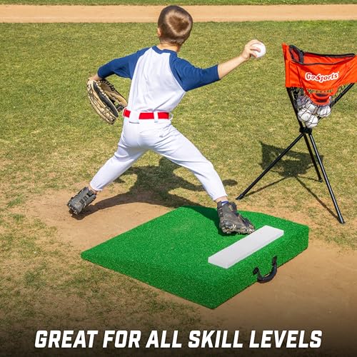 Portable Pitching Mound for Baseball Practice - 30 x 30 x 4 Inch, Durable & Travel-Friendly