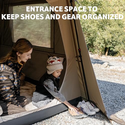 Naturehike Village Lite 4 Person Instant Camping Tent Waterproof Double Layer