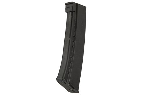 Lancer Tactical 140 Round AK Airsoft Mid Capacity Magazine (Color: Black)-Single